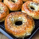 Air Fryer Protein Bagels