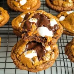 Pumpkin S'mores Cookies