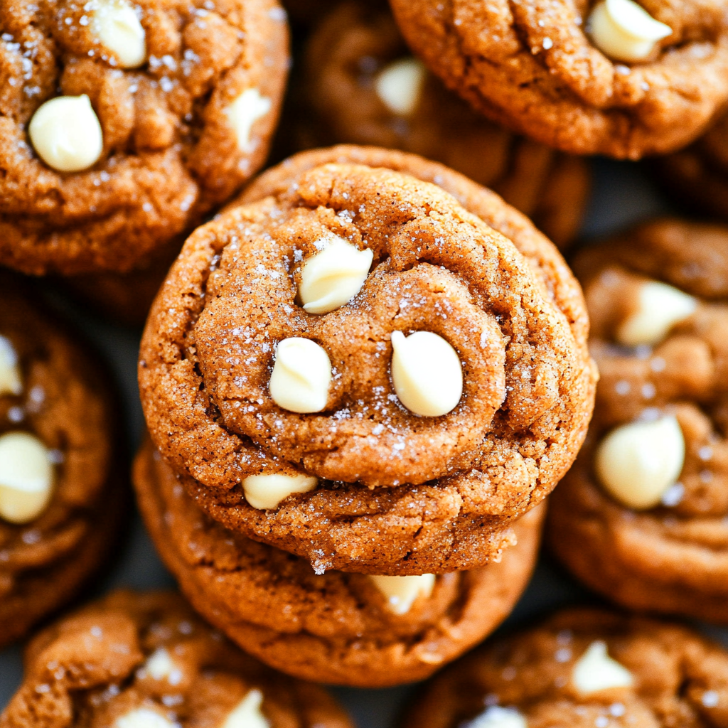 White Chocolate Pumpkin Snickerdoodles