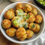 Air Fryer Broccoli Cheddar Poppers