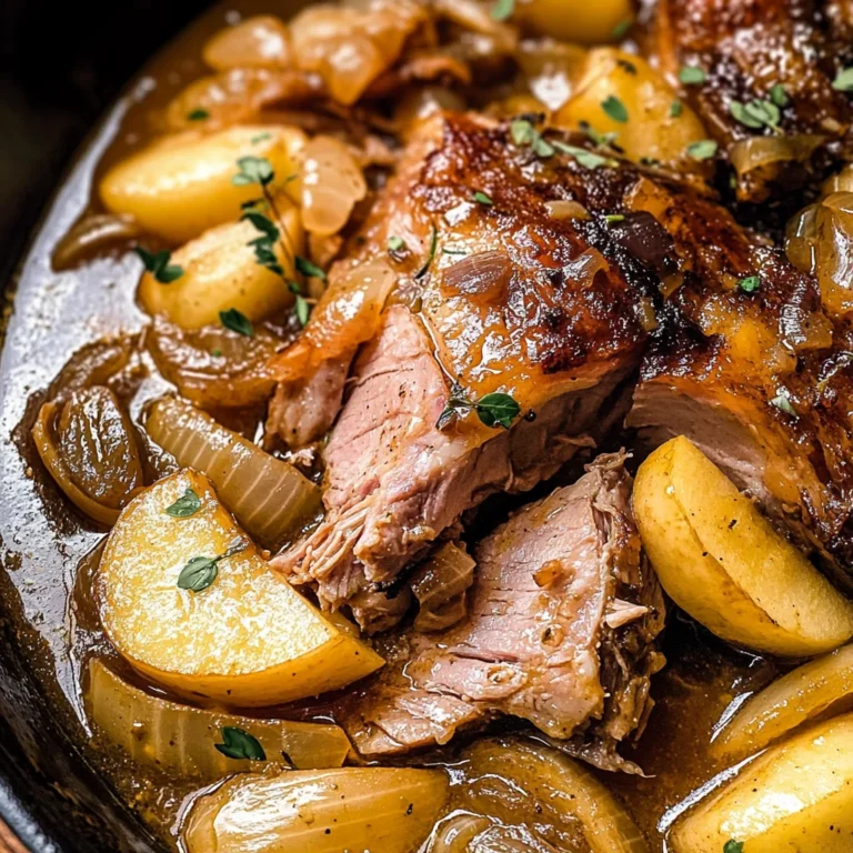 Apple Cider Braised Pork Shoulder