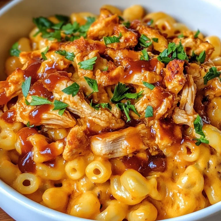 BBQ Chicken Mac and Cheese