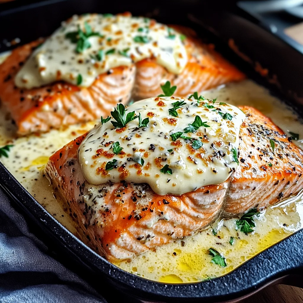 Baked Boursin Salmon – Creamy, Flavorful & Perfectly Baked