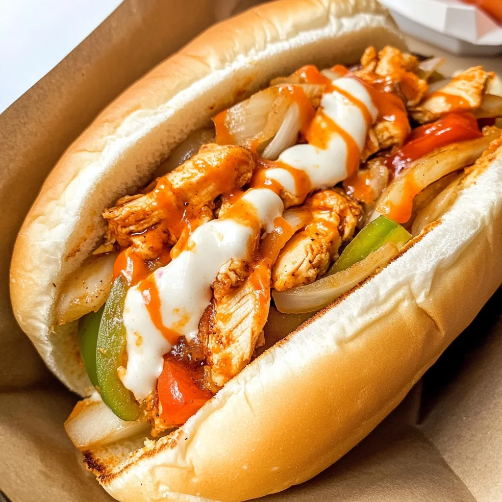 Best Buffalo Chicken Cheesesteak Recipe