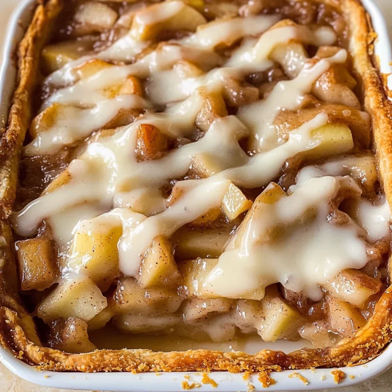 Cinnamon Roll Apple Pie