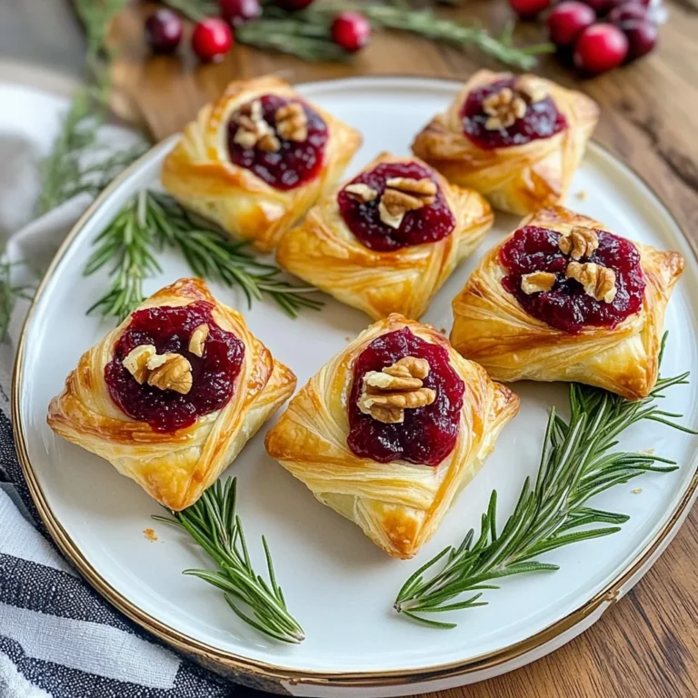 Cranberry Brie Bites