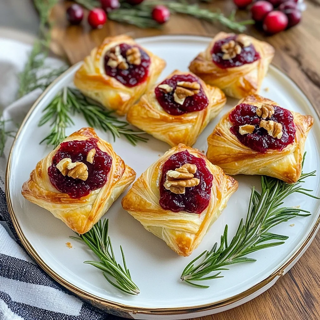 Cranberry Brie Bites
