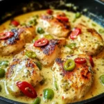 Creamy Pepperoncini Chicken Skillet Recipe - Quick & Easy