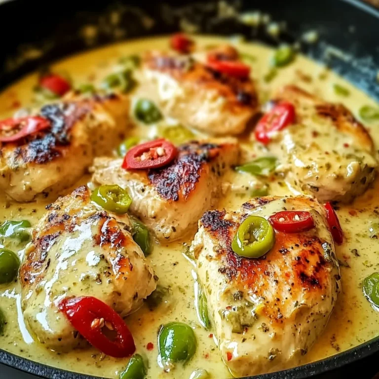 Creamy Pepperoncini Chicken Skillet Recipe - Quick & Easy