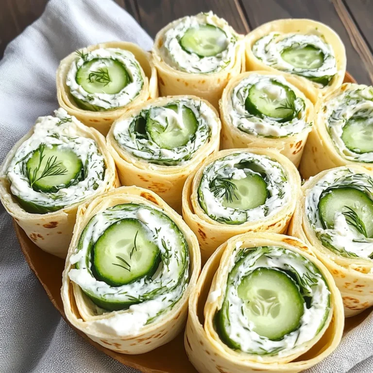 Cucumber and Dill Pinwheels