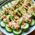 Easy California Roll Cucumber Salad