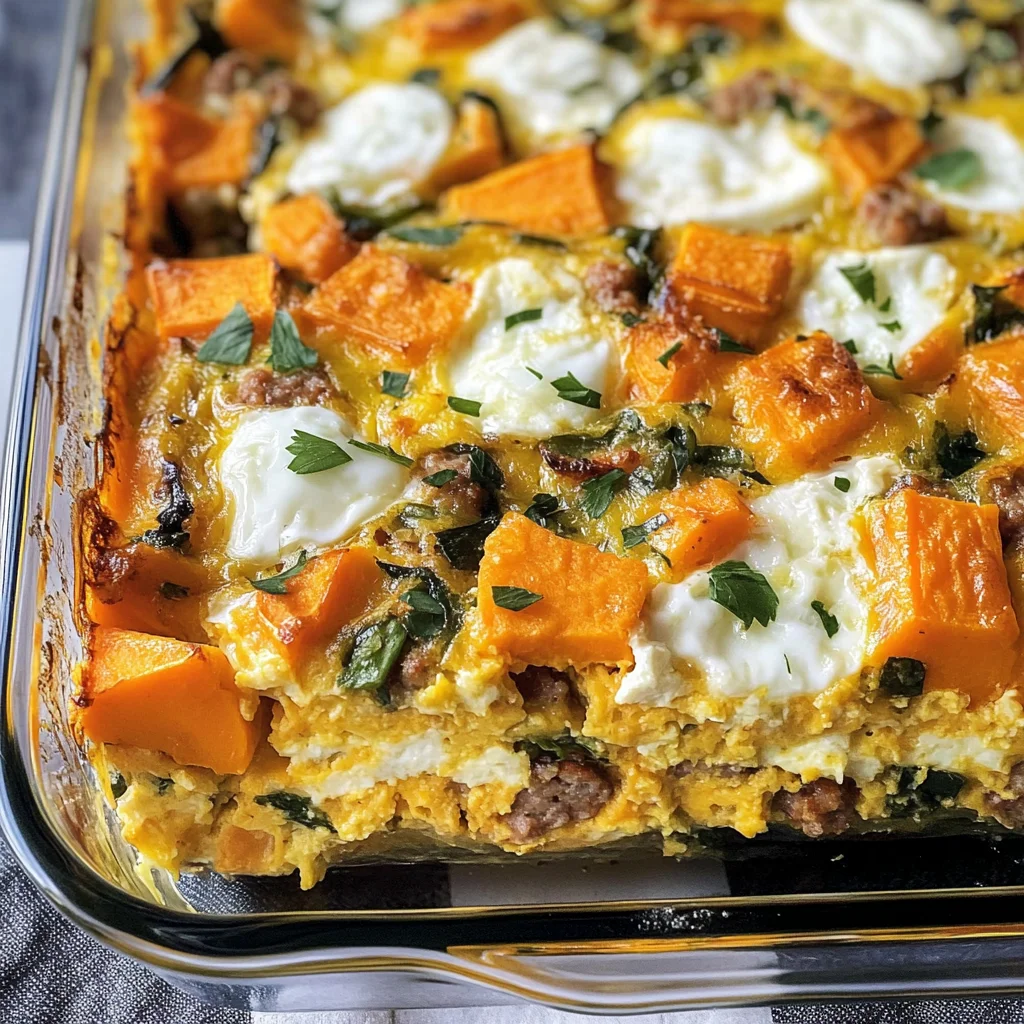 Easy Sweet Potato Egg Casserole