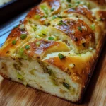 Green Onion Garlic Butter Bread Loaf