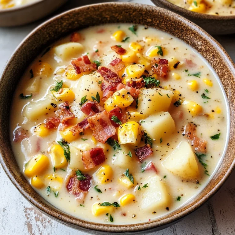 Homemade Corn Chowder Recipe