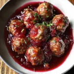 Quick Cranberry Meatballs (Christmas Recipe)
