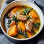 Sausage Sweet Potato & Kale Soup ~ AKA Sydney’s Fall Soup