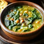Spinach, Lentil, and Butter Bean Soup