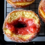 Strawberry Cheesecake Stuffed Donuts