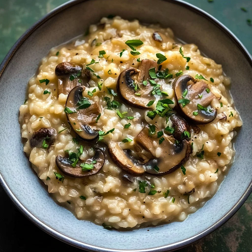 The Best Vegan Mushroom Risotto
