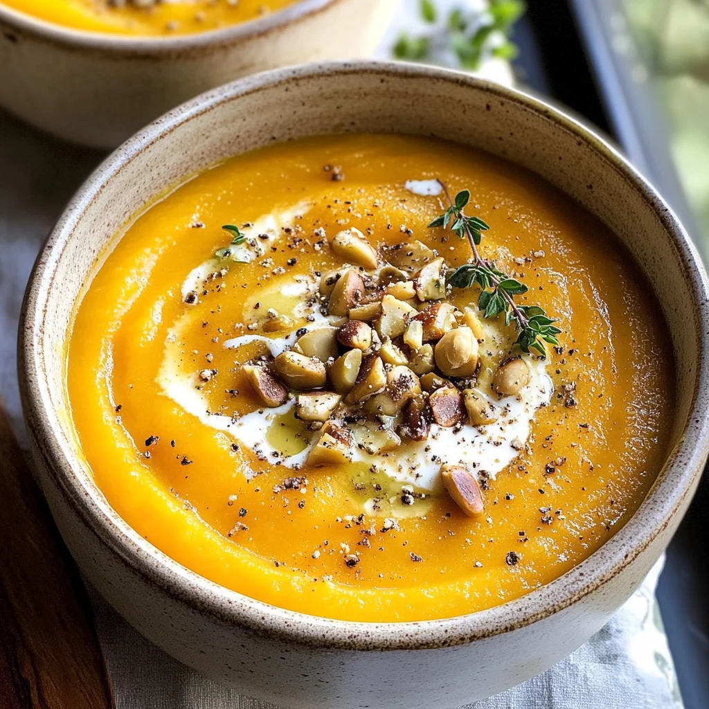 protein-packed butternut squash soup