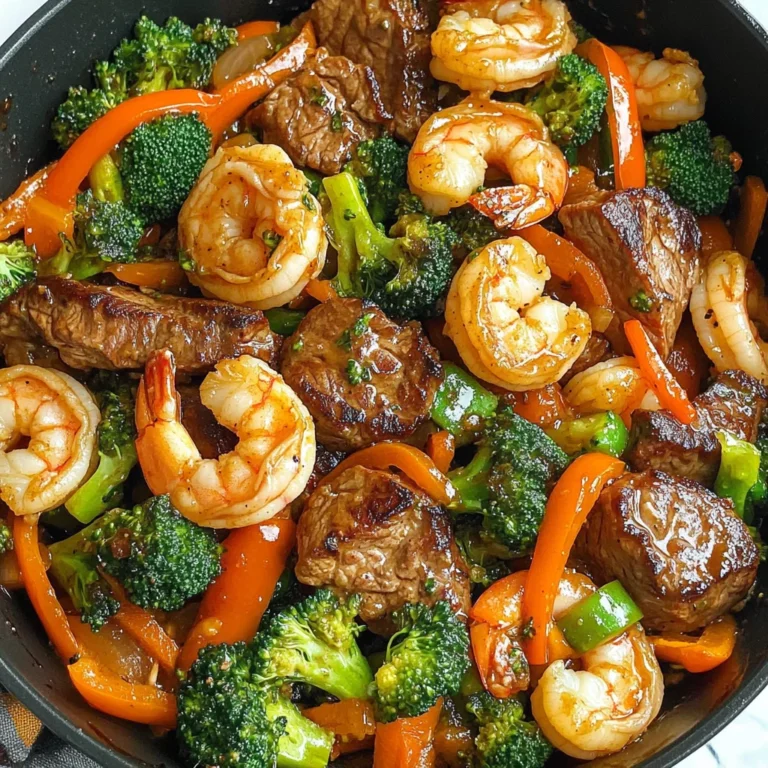 steak and shrimp stir fry