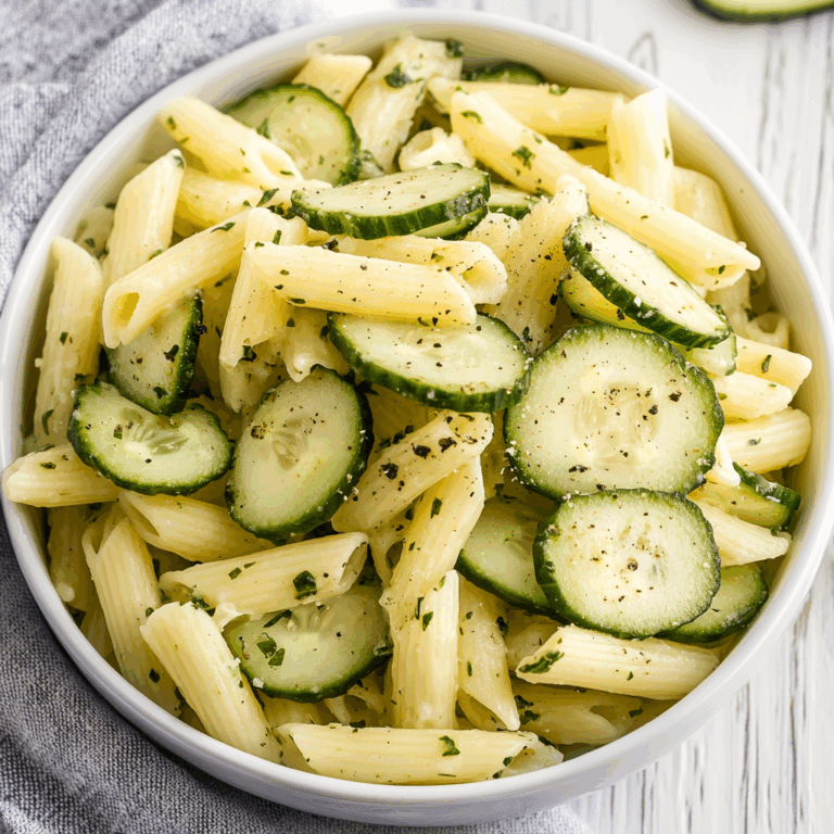 Healthy Cucumber Pasta Salad