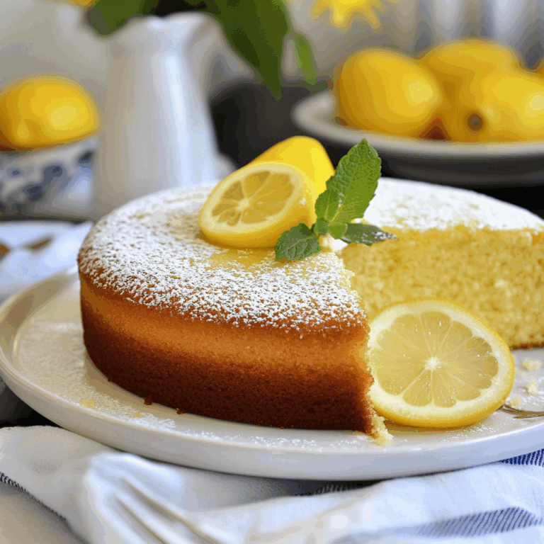 Limoncello Ricotta Cake