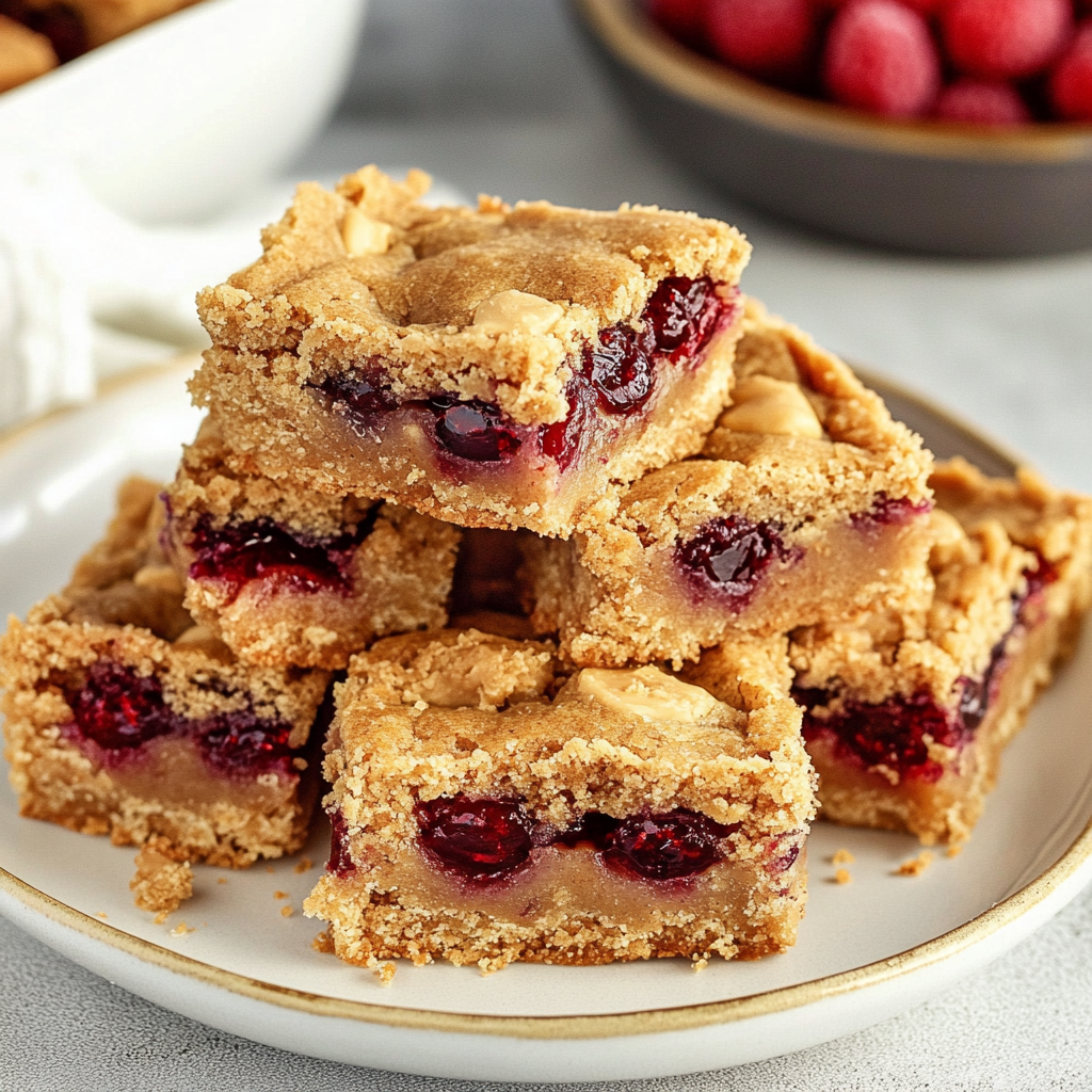 Peanut Butter and Jelly Bars