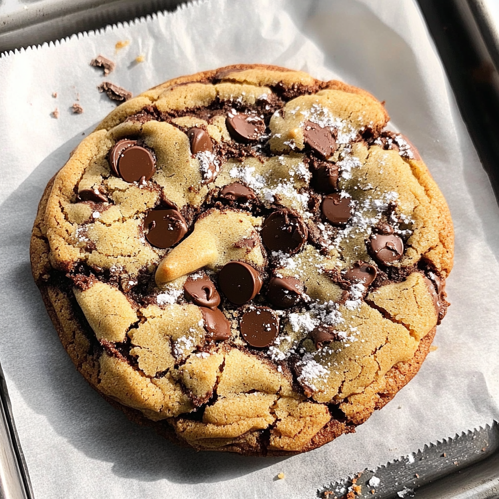 Ultra Thick Bakery Style Chocolate Chip Cookies – Crispy Edges, Gooey Centers, and Loaded with Chocolate!